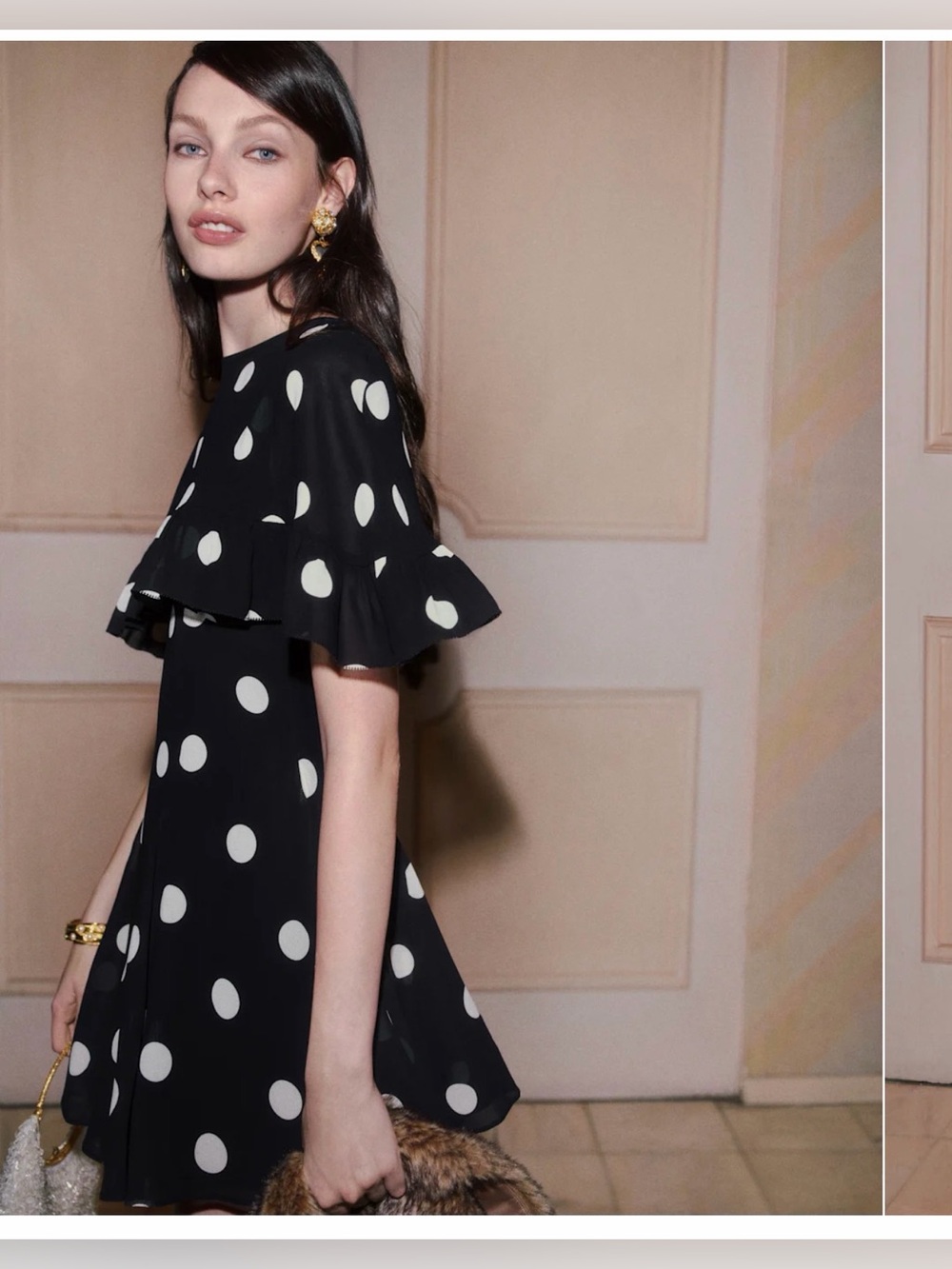 Reformation Zelena Dress Black - Size 2